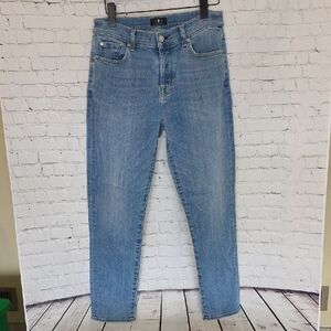 7 For All Mankind Light Blue Skinny Jeans